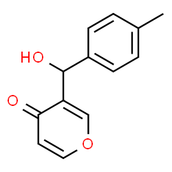 4H-Pyran-4-one,3-[hydroxy(4-methylphenyl)methyl]-(9CI) structure