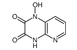 (9CI)-1,4-二氢-1-羟基吡啶并[2,3-b]吡嗪-2,3-二酮结构式