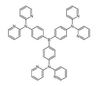 N-[4-bis[4-(dipyridin-2-ylamino)phenyl]boranylphenyl]-N-pyridin-2-ylpyridin-2-amine结构式