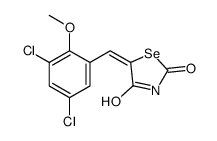 (5Z)-5-[(3,5-dichloro-2-methoxyphenyl)methylidene]-1,3-selenazolidine-2,4-dione结构式