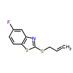 Benzothiazole, 5-fluoro-2-(2-propenylthio)- (9CI) Structure