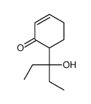 6-(3-hydroxypentan-3-yl)cyclohex-2-en-1-one Structure