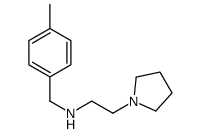 1-Pyrrolidineethanamine,N-[(4-methylphenyl)methyl]-(9CI) structure