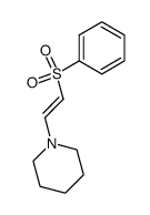 (E)-1-(2-(phenylsulfonyl)vinyl)piperidine结构式