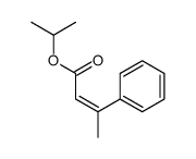 propan-2-yl 3-phenylbut-2-enoate Structure