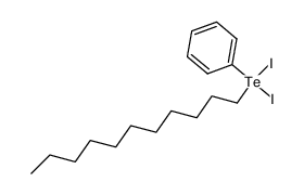 diiodo(phenyl)(undecyl)-l4-tellane结构式