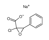 sodium 2-chloro-3-phenyloxirane-2-carboxylate Structure