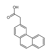 2-phenanthren-3-ylacetic acid Structure