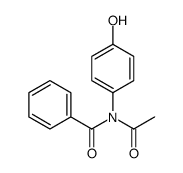 N-acetyl-N-(4-hydroxyphenyl)benzamide structure