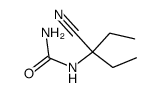 (1-ethyl-1-cyano-propyl)-urea Structure