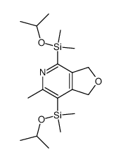 6-methyl-4,7-bis(dimethylisopropoxysilyl)-1,3-dihydrofuro[3,4-c]pyridine Structure
