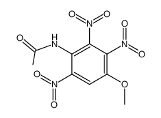 acetic acid-(4-methoxy-2,3,6-trinitro-anilide) Structure