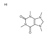 1,3,7,9-tetramethyl-8H-purin-1-ium-2,6-dione,iodide Structure