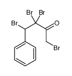 1,3,3,4-tetrabromo-4-phenylbutan-2-one Structure