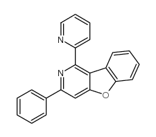 3-苯基-1-(2-吡啶)-苯并[4,5]呋喃[3,2-c]吡啶结构式