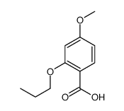 4-methoxy-2-propoxybenzoic acid结构式