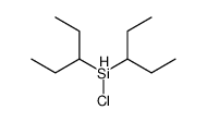 chlorobis(1-ethylpropyl)silane结构式