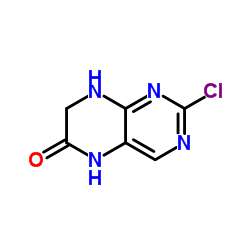 2-Chloro-1,7-dihydro-6(5H)-pteridinone Structure