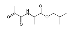 N-pyrovoyl-(S)-alanine isobutyl ester结构式