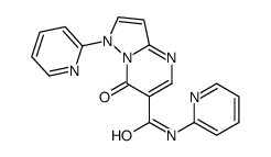 7-oxo-N,1-dipyridin-2-ylpyrazolo[1,5-a]pyrimidine-6-carboxamide Structure