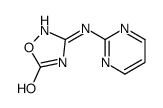 3-(pyrimidin-2-ylamino)-2H-1,2,4-oxadiazol-5-one结构式