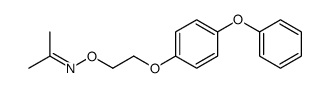 N-[2-(4-phenoxyphenoxy)ethoxy]propan-2-imine Structure