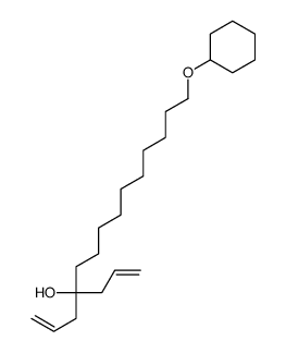 14-cyclohexyloxy-4-prop-2-enyltetradec-1-en-4-ol Structure