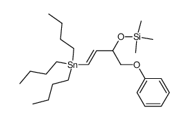 trans-4-Phenoxy-1-tributylstannyl-3-trimethylsiloxybut-1-ene结构式