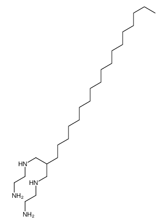 N,N'-bis(2-aminoethyl)-2-octadecylpropane-1,3-diamine结构式