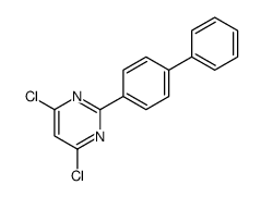 4,6-dichloro-2-(4-phenylphenyl)pyrimidine Structure