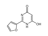 2-(furan-2-yl)-4-hydroxy-1H-pyrimidin-6-one结构式