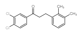 3',4'-DICHLORO-3-(2,3-DIMETHYLPHENYL)PROPIOPHENONE结构式