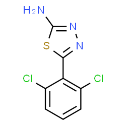 5-(2,6-Dichlorophenyl)-1,3,4-thiadiazol-2-amine Structure