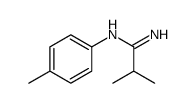 2-methyl-N'-(4-methylphenyl)propanimidamide结构式
