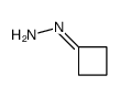 cyclobutylidenehydrazine Structure