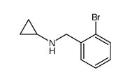 (2-bromobenzyl)cyclopropylamine Structure