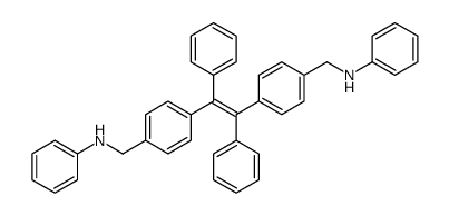 N-[[4-[2-[4-(anilinomethyl)phenyl]-1,2-diphenylethenyl]phenyl]methyl]aniline结构式