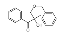 2-hydroxy-2-methyl-1-phenyl-3-phenylmethoxypropan-1-one Structure