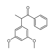 2-(3,5-dimethoxyphenyl)-1-phenylpropan-1-one结构式