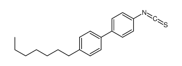 1-heptyl-4-(4-isothiocyanatophenyl)benzene结构式