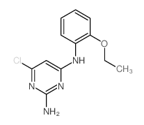 2,4-Pyrimidinediamine,6-chloro-N4-(2-ethoxyphenyl)- structure