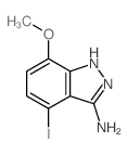 4-Iodo-7-methoxy-1H-indazol-3-ylamine Structure