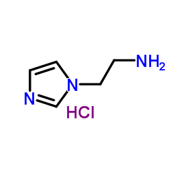 2-(1-咪唑基)乙胺二盐酸盐结构式
