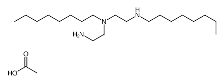 N-(2-aminoethyl)-N,N'-dioctylethylenediamine acetate结构式