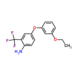 4-(3-Ethoxyphenoxy)-2-(trifluoromethyl)aniline Structure