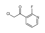 Ethanone, 2-chloro-1-(2-fluoro-3-pyridinyl) Structure