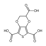 2,3-dihydrothieno[3,4-b][1,4]dioxine-2,5,7-tricarboxylic acid structure