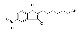 1H-Isoindole-1,3(2H)-dione, 2-(6-hydroxyhexyl)-5-nitro Structure