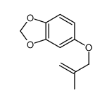 5-(2-methylprop-2-enoxy)-1,3-benzodioxole结构式