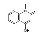 4-hydroxy-1-methyl-1,8-naphthyridin-2(1H)-one结构式
